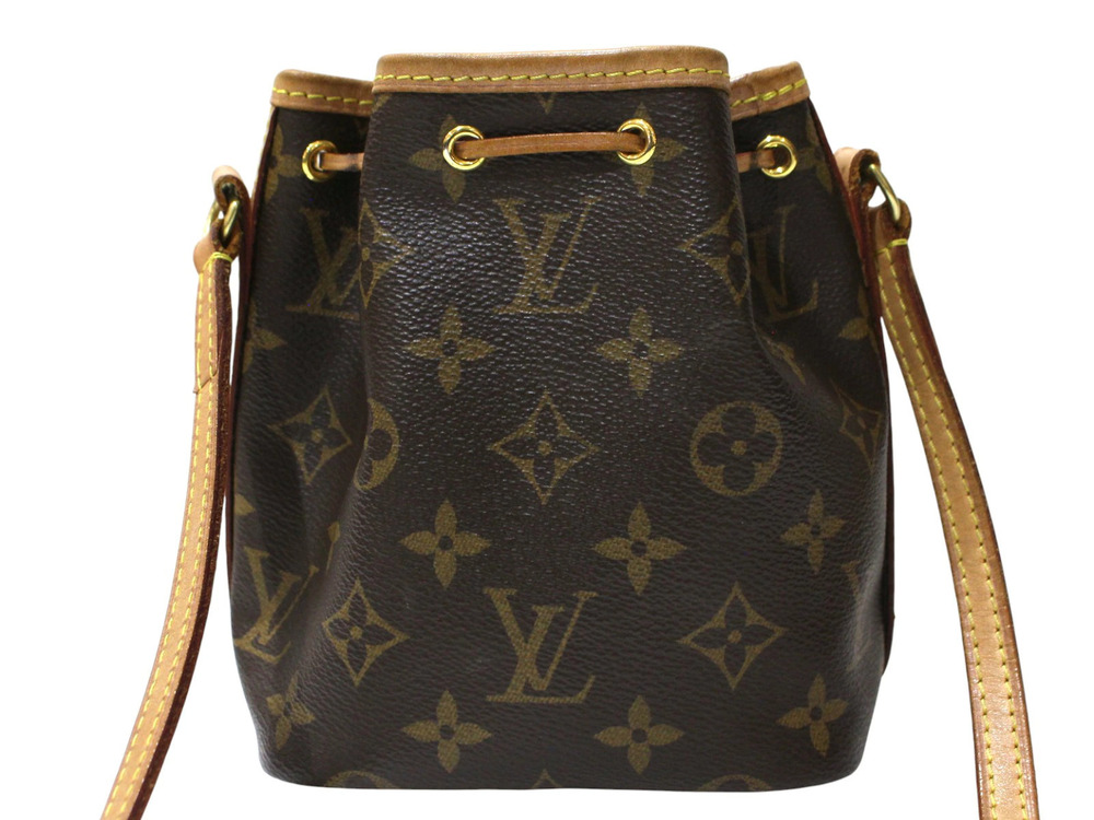 Louis Vuitton Monogram Canvas Brown Shoulder Noe Bag Brown